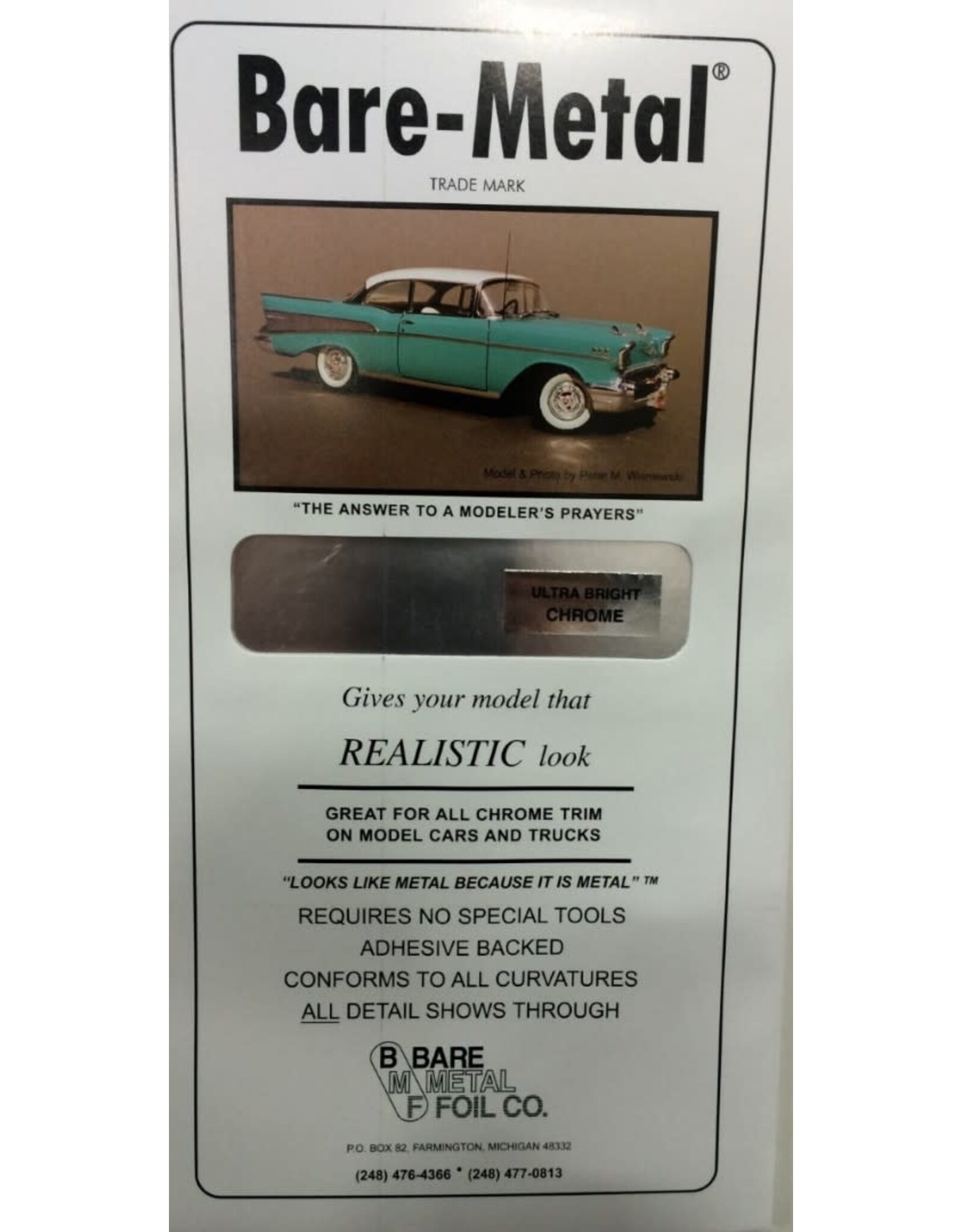 Bare-Metal Bare Metal Foil Ultra Bright Chrome Foil
