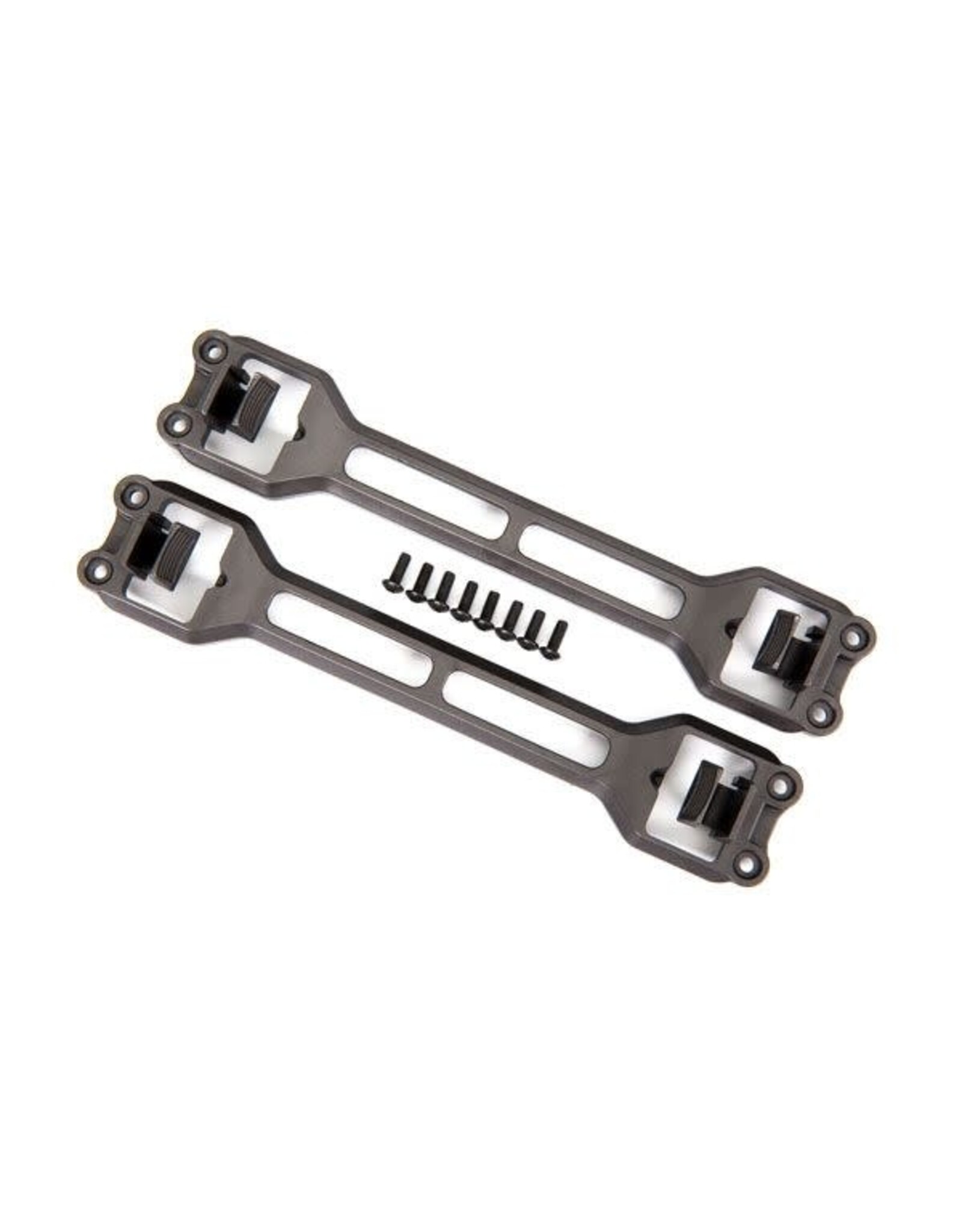 Traxxas Latch, body mount (2)/ 3x8 BCS (8)