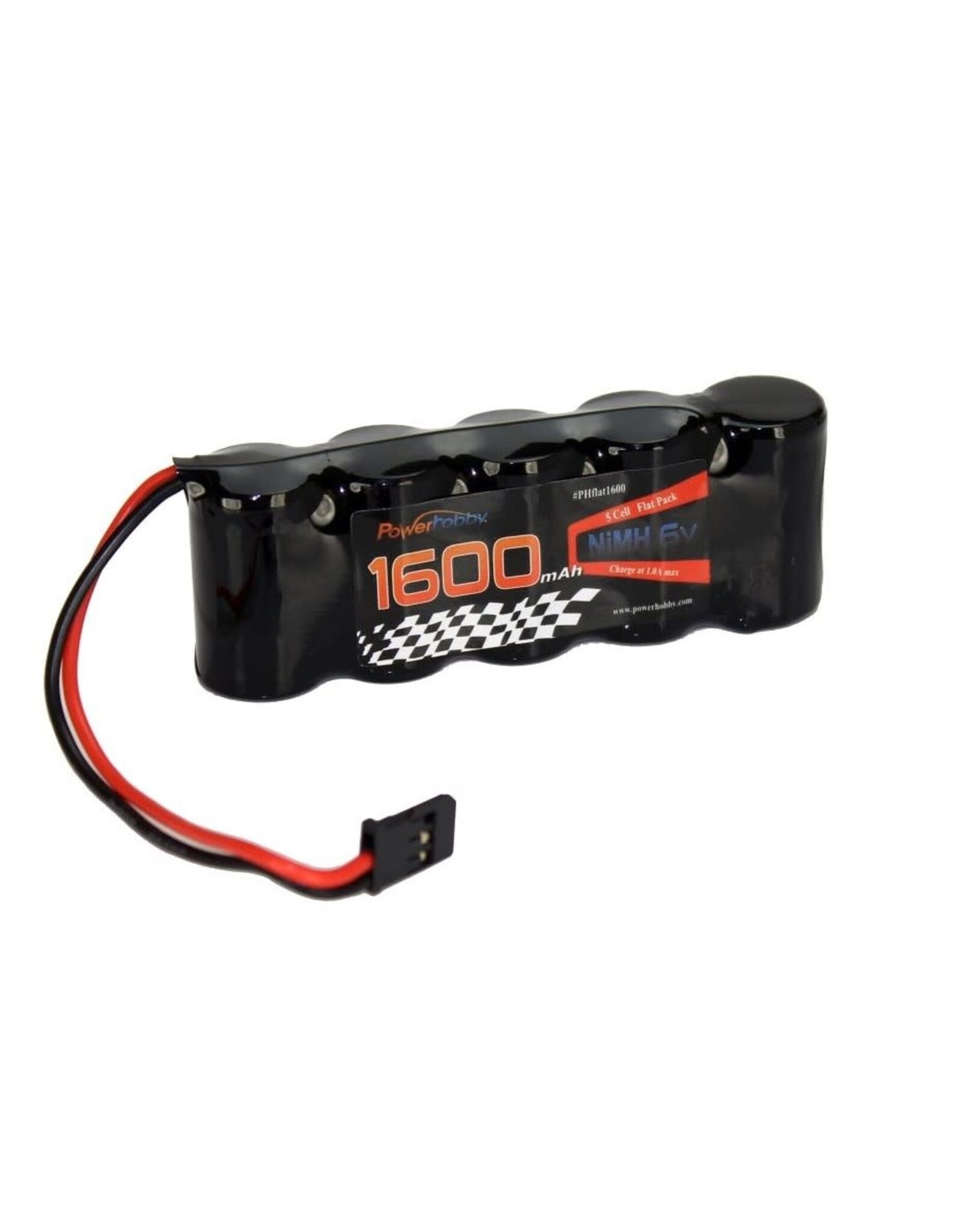 Power Hobby 6V 1600mAh NiMH Flat Battery Pack