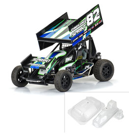 Pro-Line Lightweight Sprint Car Clear Body Panel Kit Losi 22S Sprint Car