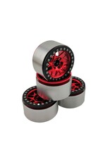 Hobby Details 2.2" Aluminum Wheels - KM12 (4) (Red)