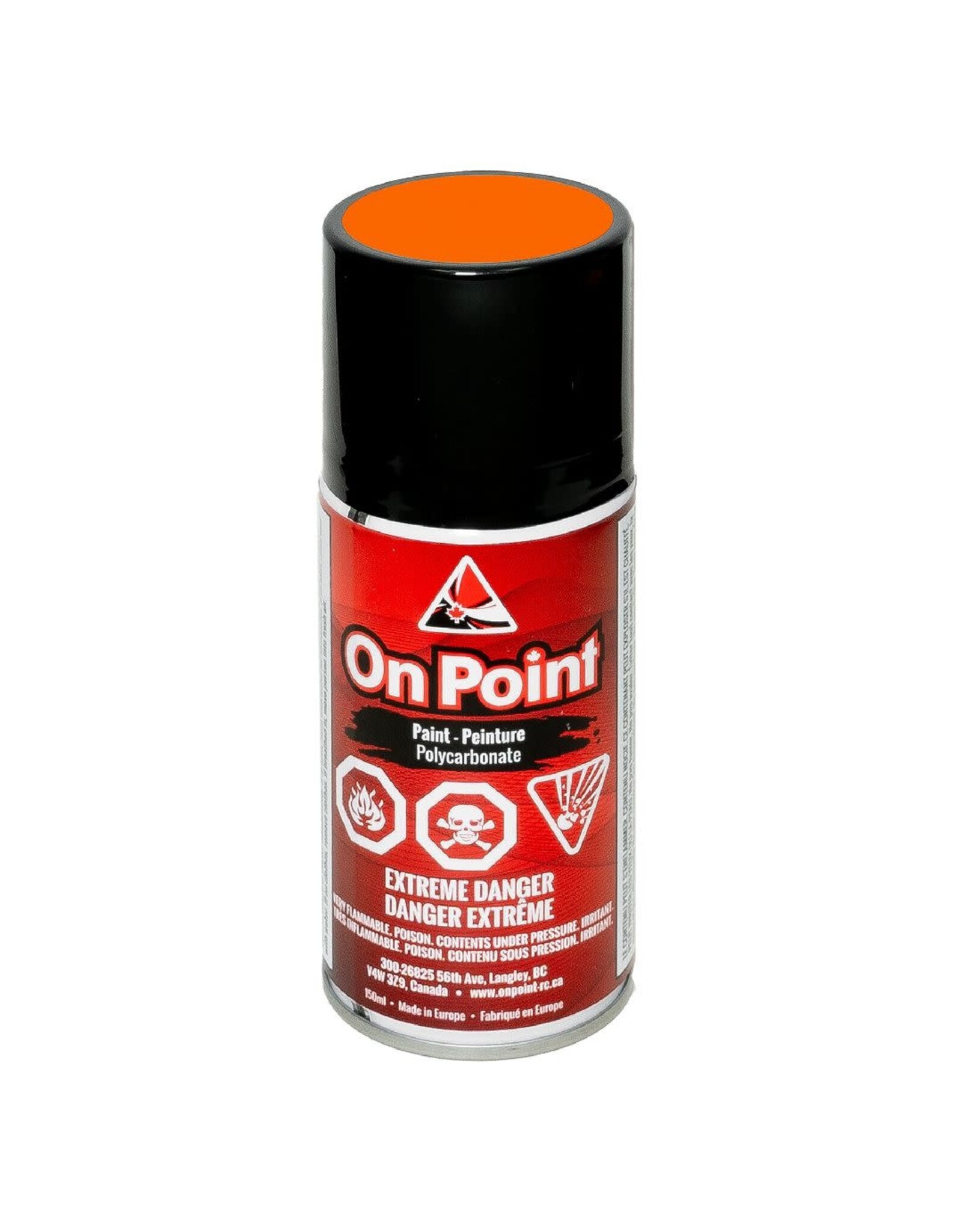 On Point 150ml RC Spray Paint - Fluorescent Orange