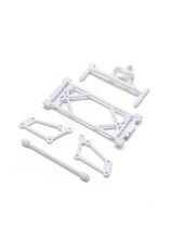 Losi Front Wing Mount Set, White: 22S Sprint