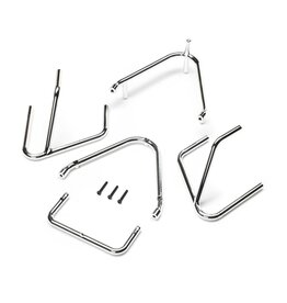 Losi Bumper Set, Chrome: 22S Sprint