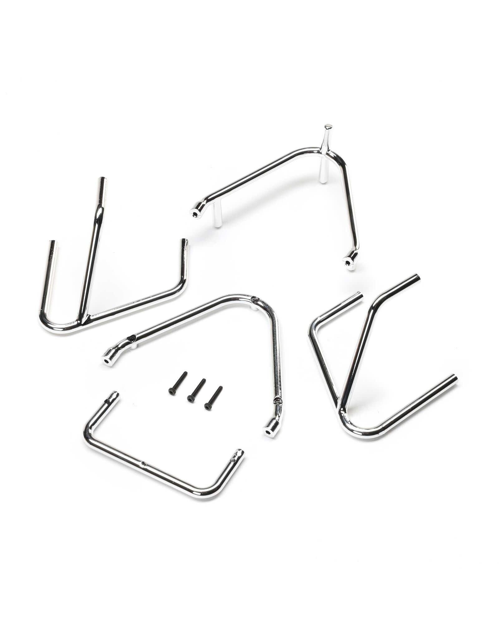 Losi Bumper Set, Chrome: 22S Sprint