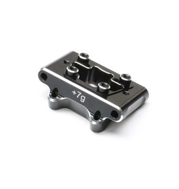 Team Losi Racing Front Pivot Block, Aluminum, Black: 22S Sprint