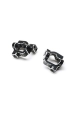 Team Losi Racing Caster Block Set, 5 Deg, Aluminum: 22S Sprint