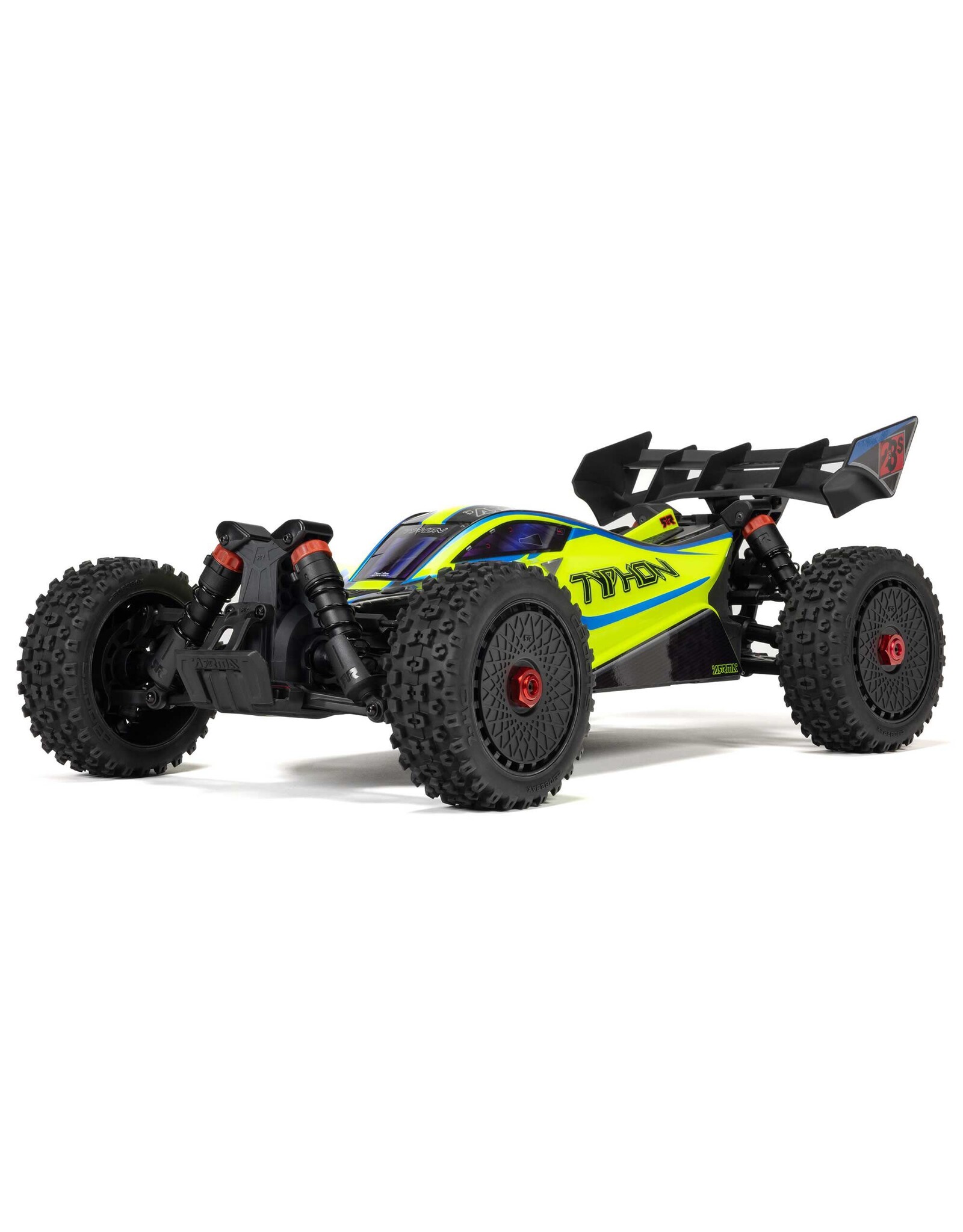 Arrma 1/8 TYPHON 223S BLX Brushless 4X4 Buggy RTR w/DSC, Yellow