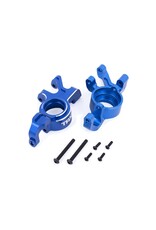 Traxxas Steering Blocks 6061-T6 Aluminum (Blue) Left & Right