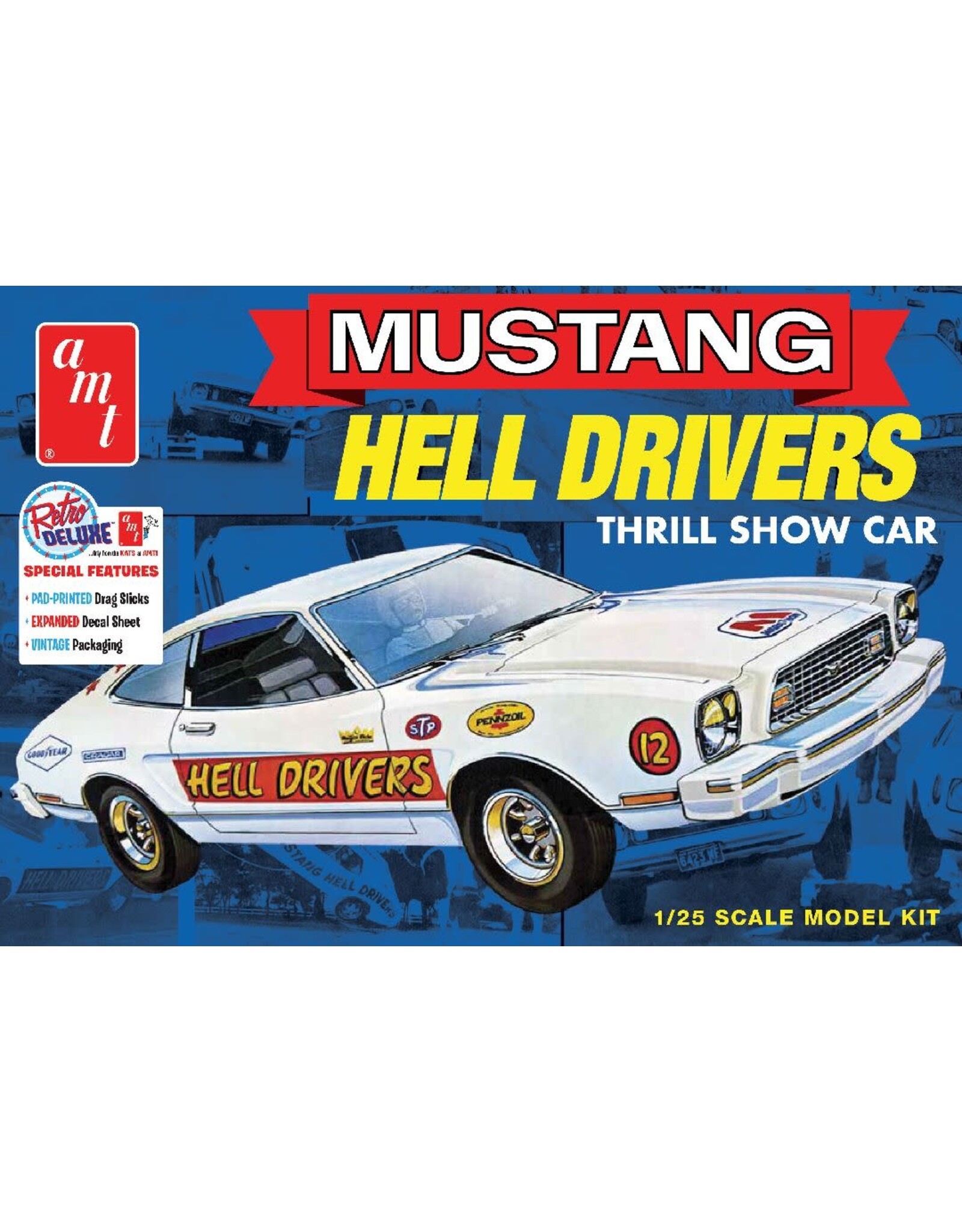 AMT 1/25 1977 Ford Mustang "Hells Drivers" Model Kit