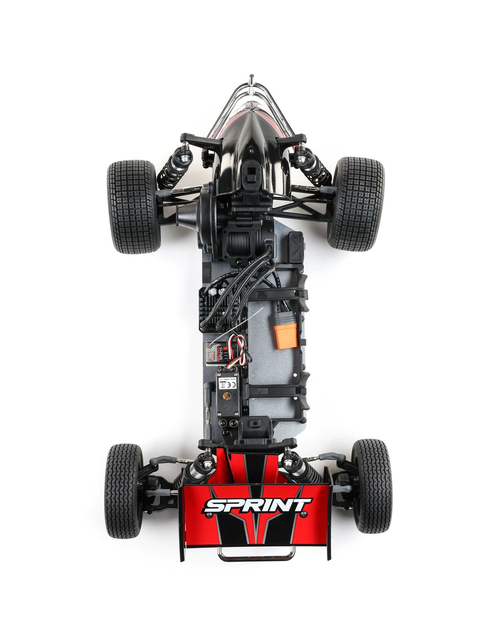 Losi 22S Sprint, RTR with Battery and Charger, Red: 1/10 2WD