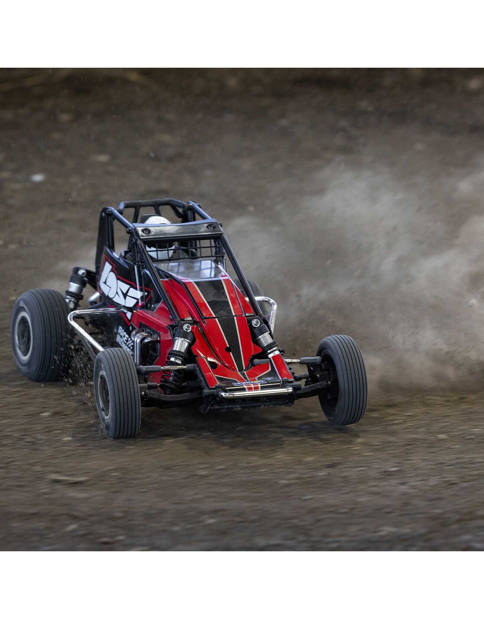 Losi 22S Sprint, RTR with Battery and Charger, Red: 1/10 2WD