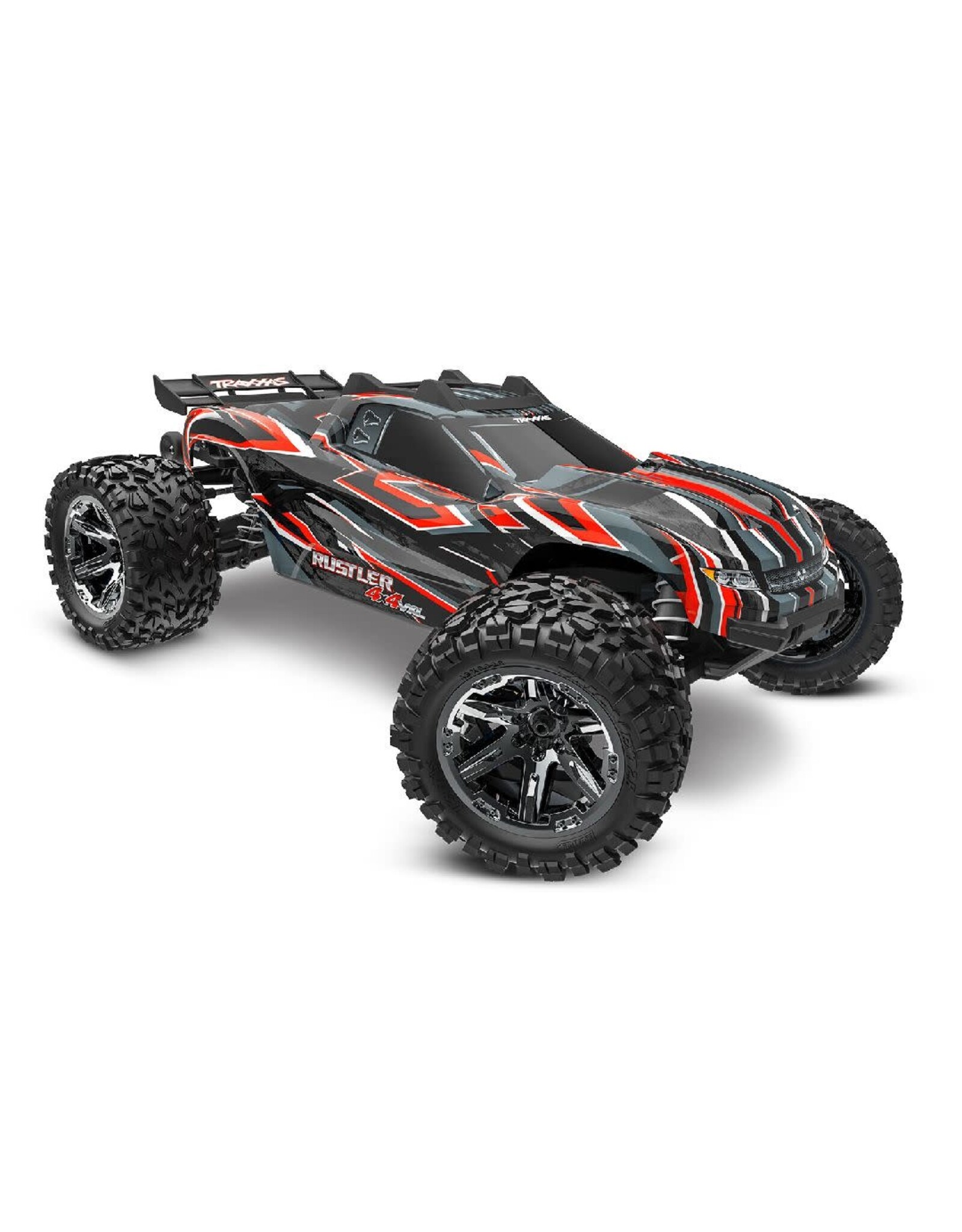 Traxxas 1/10 Rustler VXL 4x4 RTR - Red