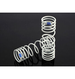Traxxas Progressive Rate Rear Shock Springs (Blue) (2)