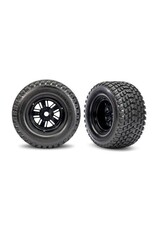 Traxxas Tires & wheels, Funco (Gravix, rear)(1 left, 1 right)