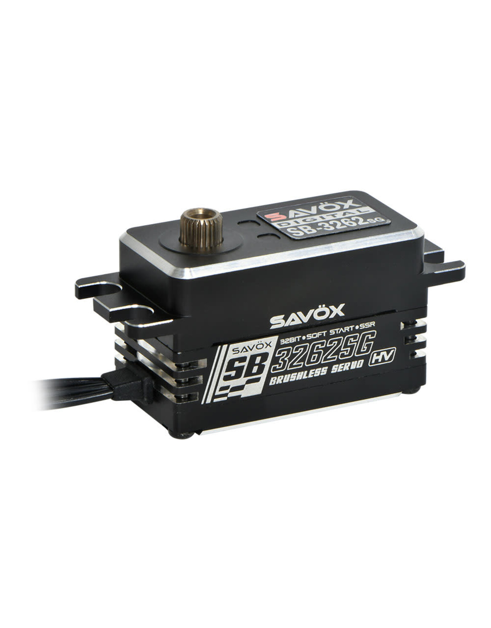 Savox High Torque, HV, Brushless Servo, Black Edition, .065sec/486.1oz@8.4V