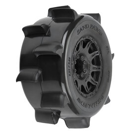 Pro-Line Sand Paw HP BELTED F/R 3.8" MT Tires MTD 17mm Black Raid (2)