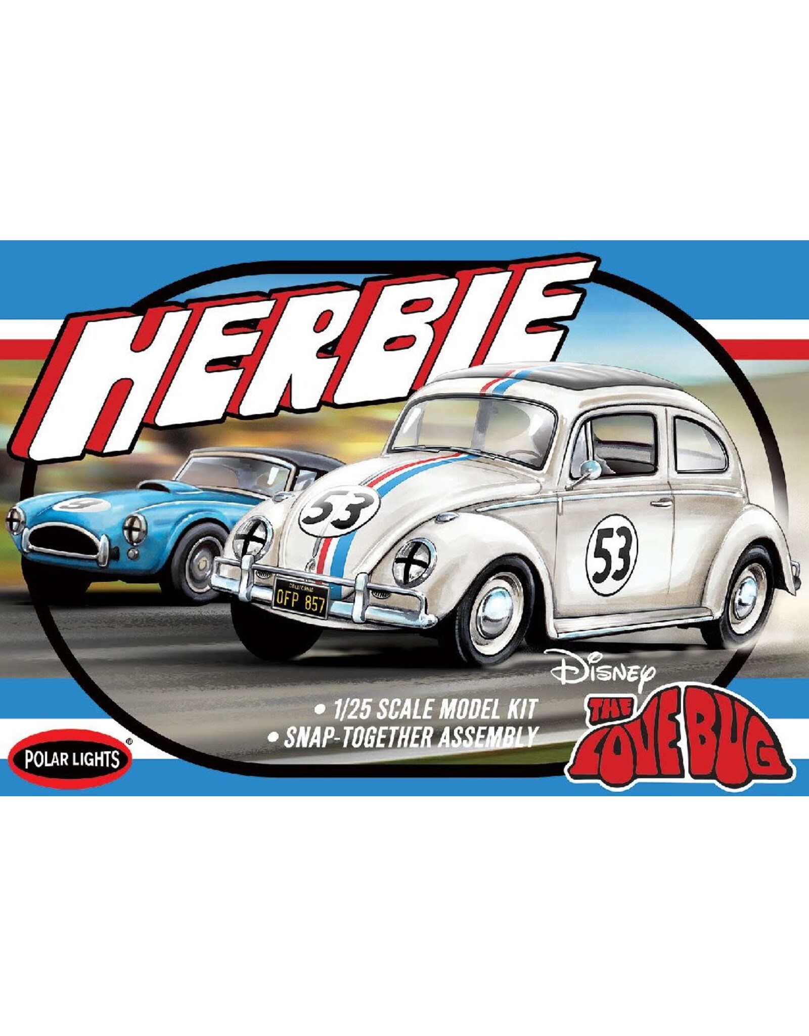 Polar Lights 1/25 Herbie Volkswagon Beetle Model Kit