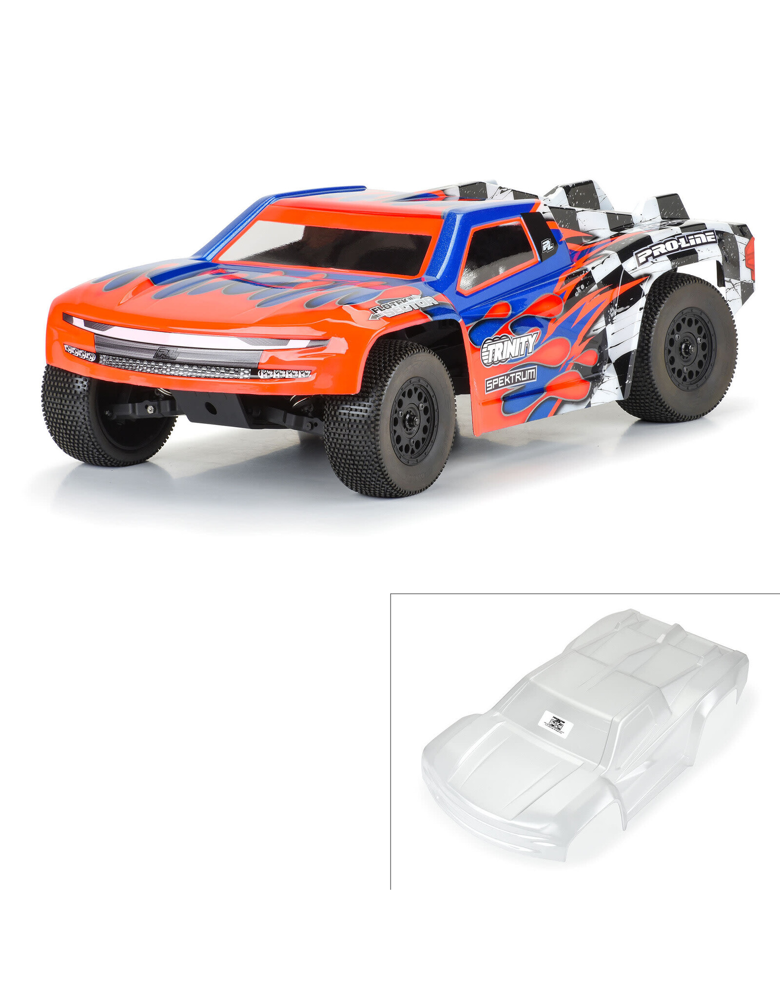 Pro-Line Pre-Cut Flo-Tek Sector Clear Short Course Body