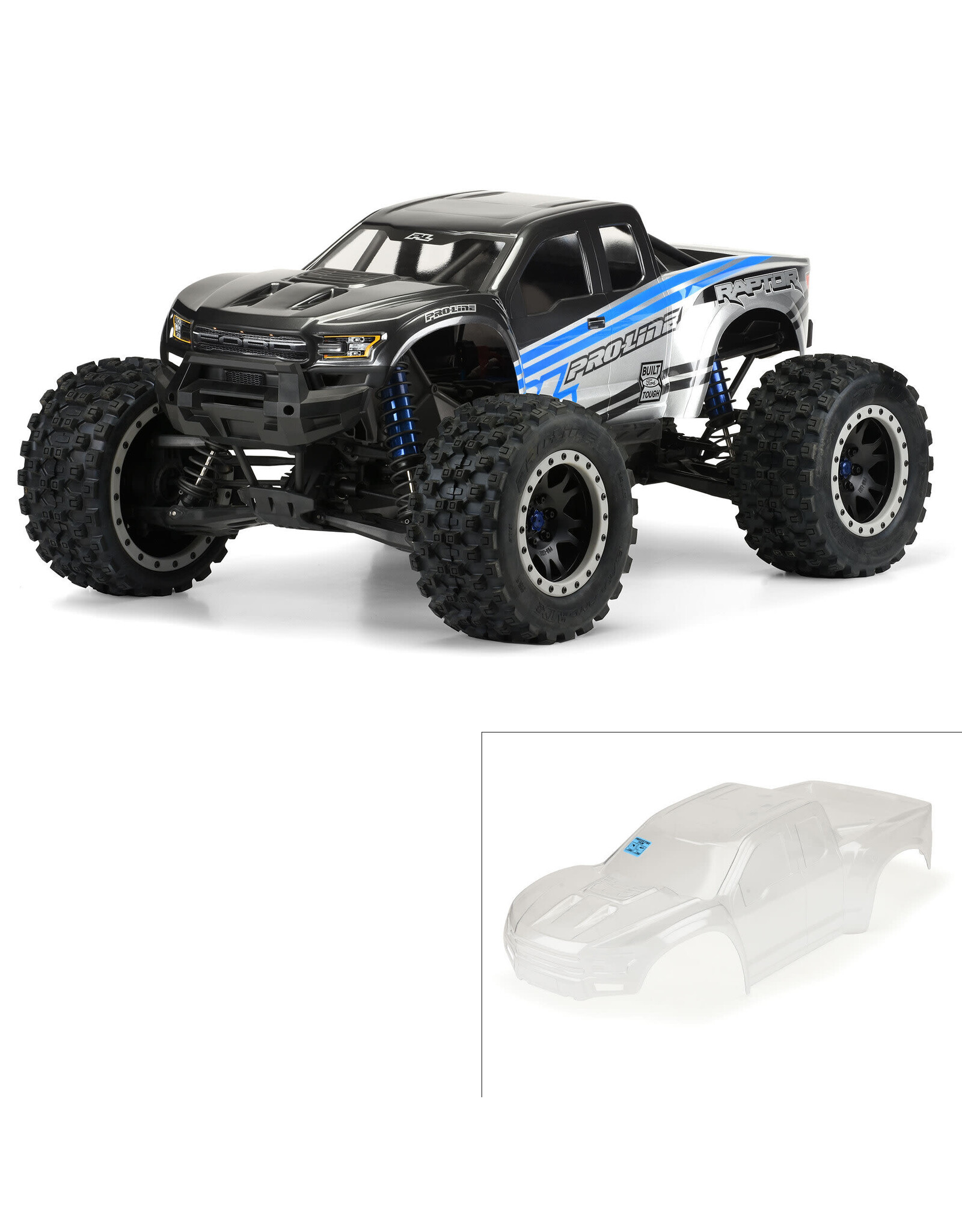 Pro-Line Pre-Cut 2017 Ford F-150 Raptor Clear Body :XMAXX