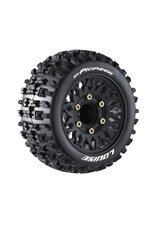 Louise R/C ST-Pioneer 2.8" Removable Hex Black Whls 4.0" OD(2)