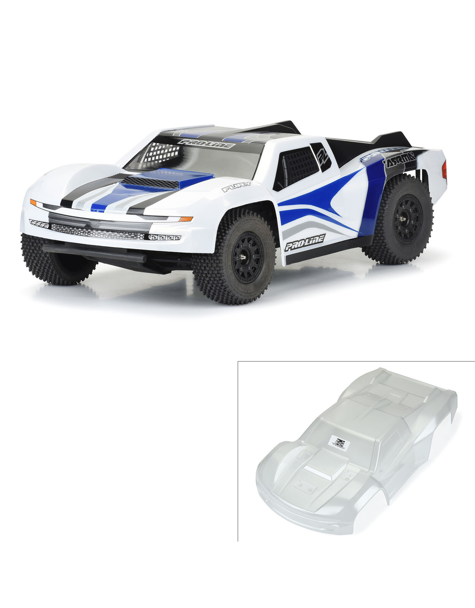 Pro-Line Pre-Cut Sector Clear Body for ARRMA Fury