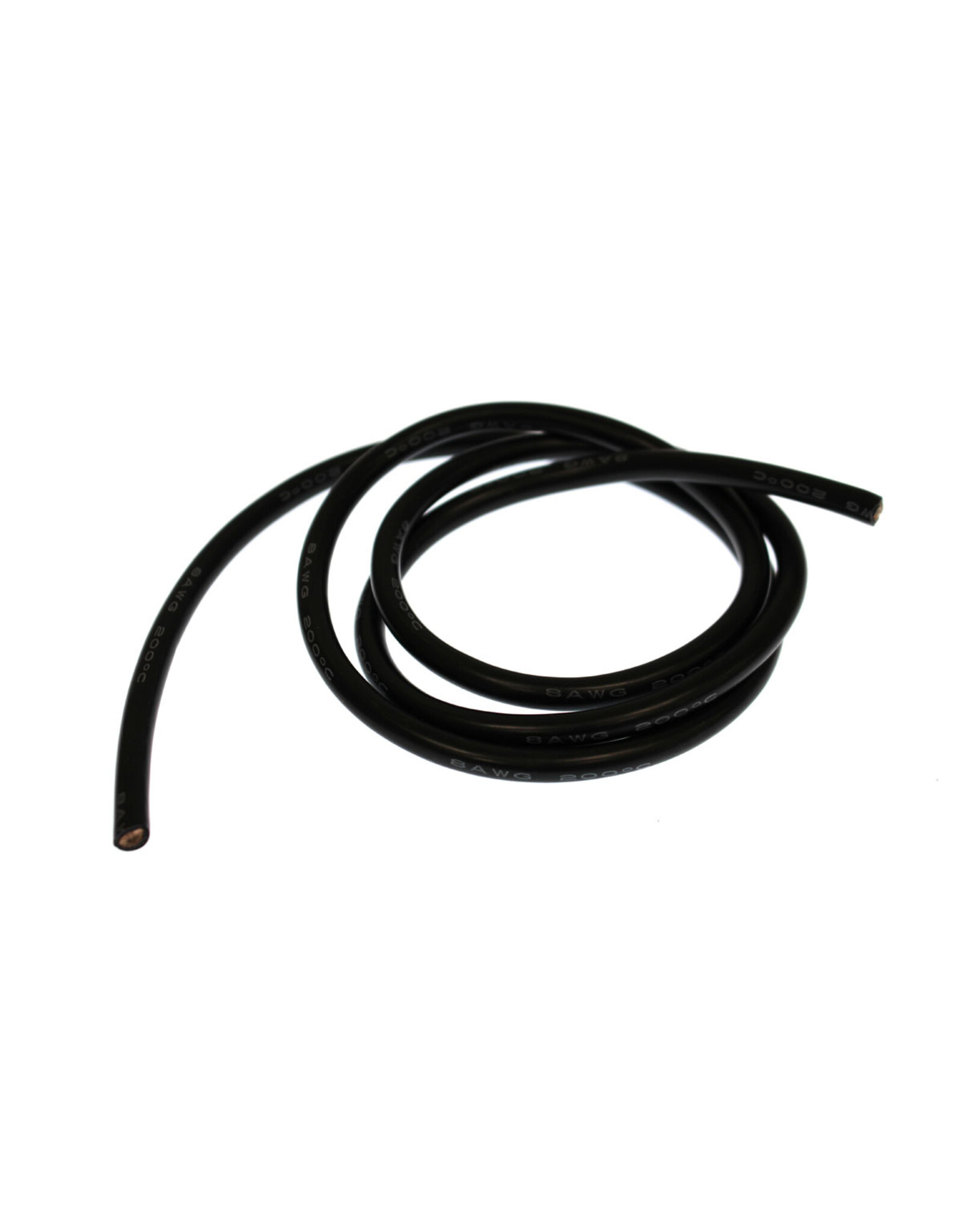 Racers Edge 8 Gauge Silicone Wire, 3' Black