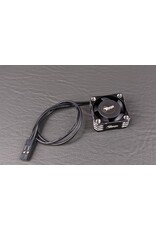 Tekin Fan 25x25x10 Hiflow Black/ Silver, 2pin 180mm