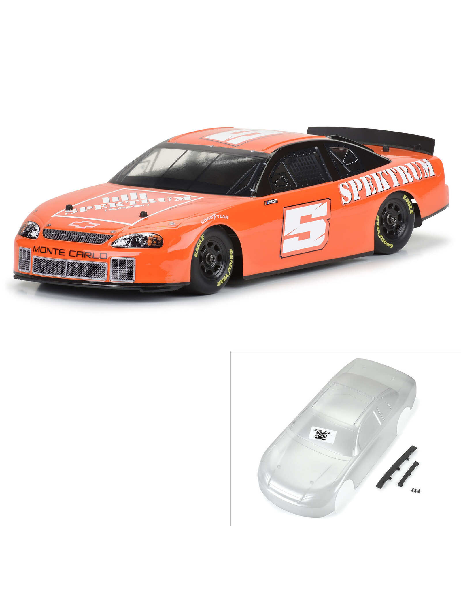 Pro-Line Pre-Cut 1997 Chevy Monte Carlo Clear for Losi NASCAR Racecar