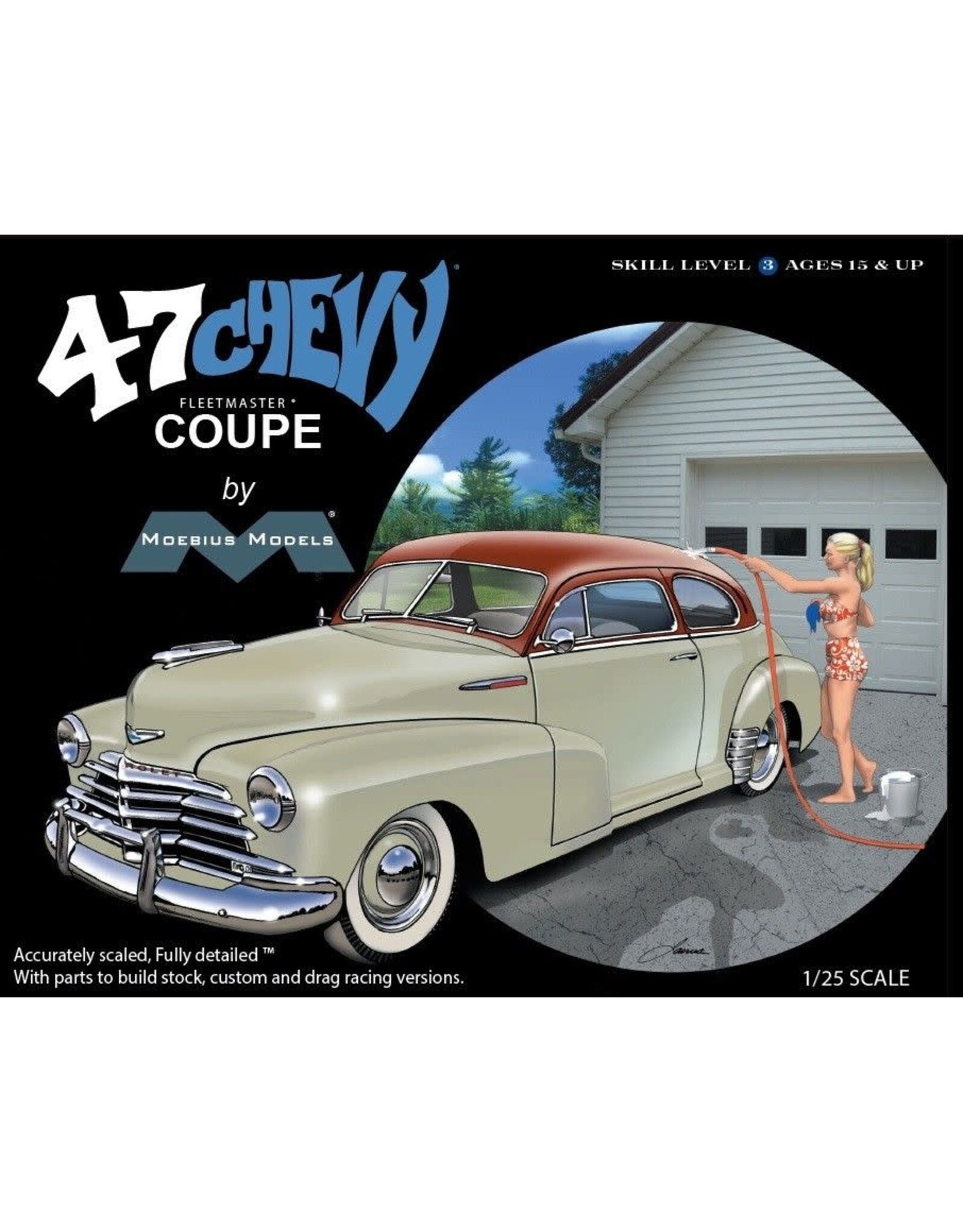 Moebius 1/25 1947 Chevrolet Fleemaster Coupe Model Kit