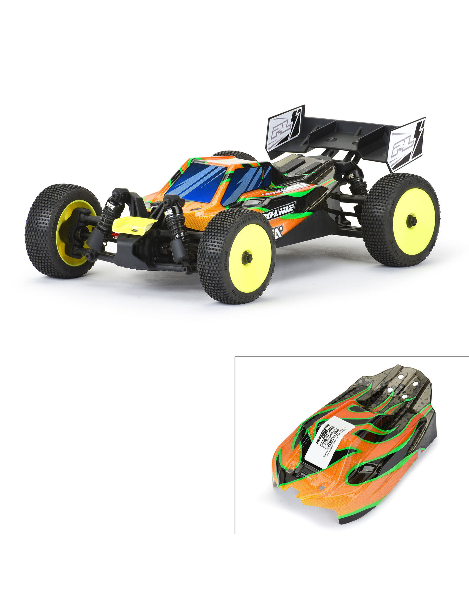 Pro-Line Limited Edition Axis Tribe Body Typhon Grom (Yellow/Black)