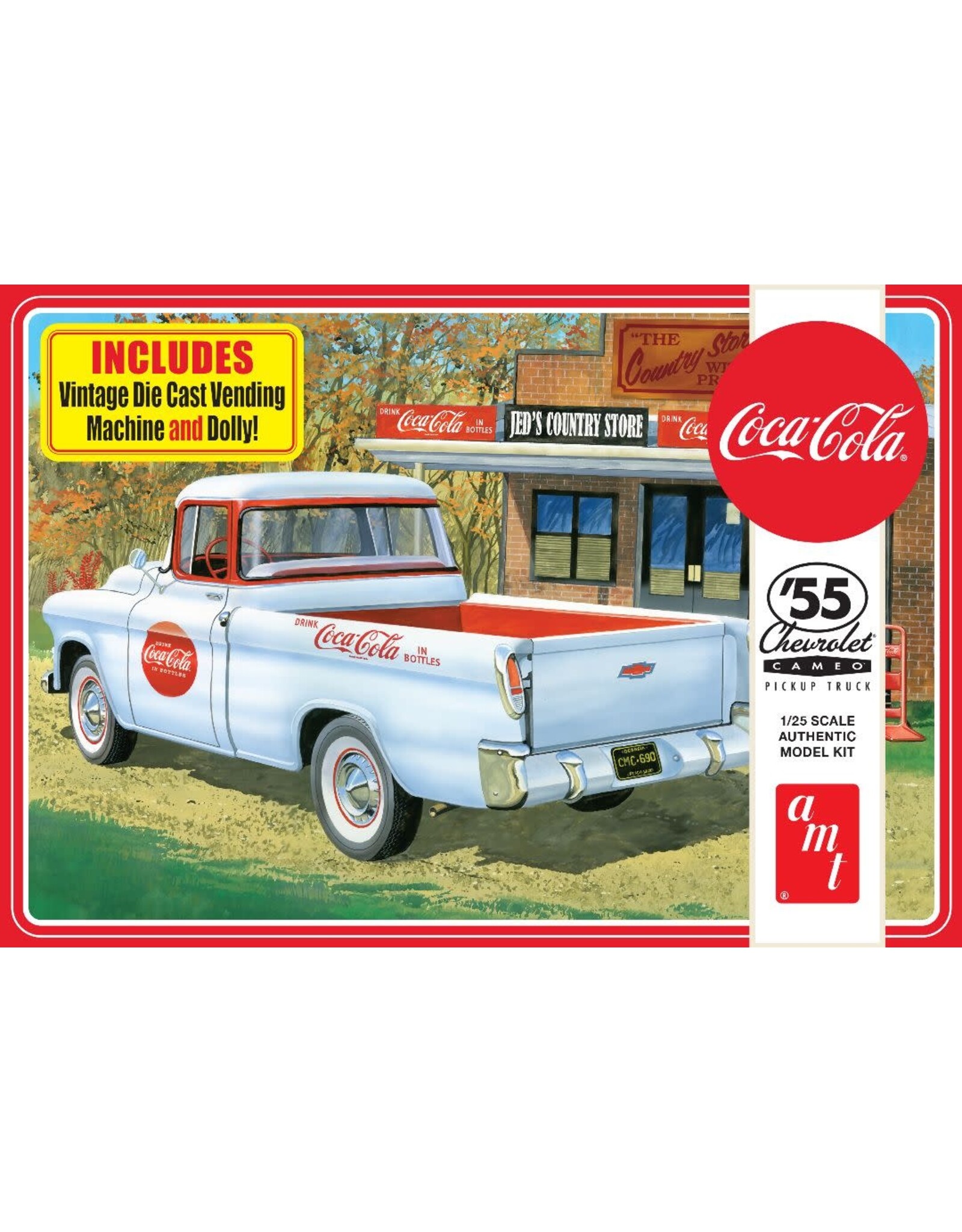 AMT 1/25 1955 Chevy Cameo Pickup (Coca-Cola) Model Kit