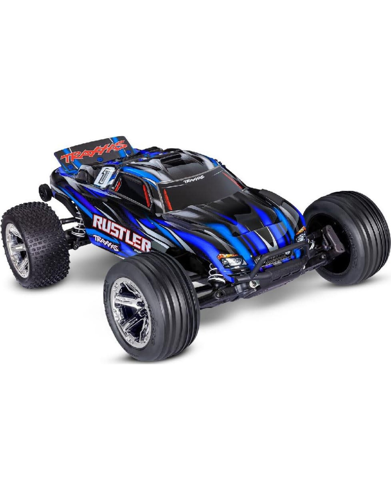 Traxxas 1/10 Rustler BL-2S 2wd RTR - Blue