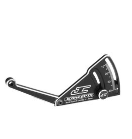 JConcepts JConcepts Aluminum ride height gauge, 10-40mm - black