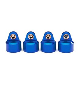 Traxxas Shock caps, alu. (blue-anodized), GT-Maxx shocks (4)