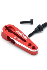 Power Hobby 25T Aluminum Clamping Servo Horn Red