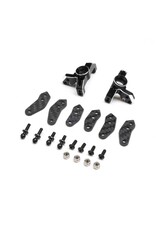 Team Losi Racing Spindle Set, Aluminum, Black: 22S Sprint