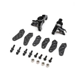Team Losi Racing Spindle Set, Aluminum, Black: 22S Sprint
