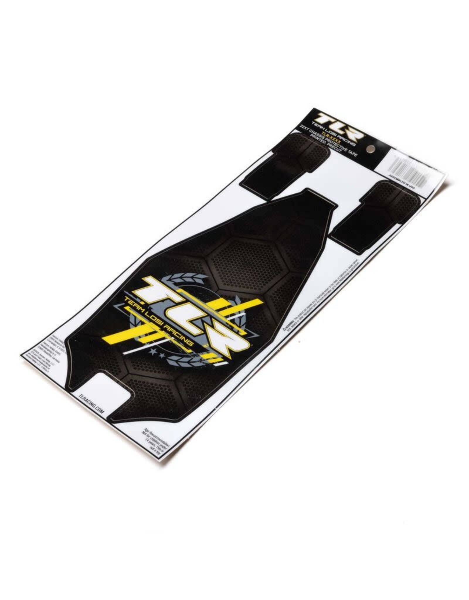Team Losi Racing 22X-T Chassis Protective Tape, Printed, Precut