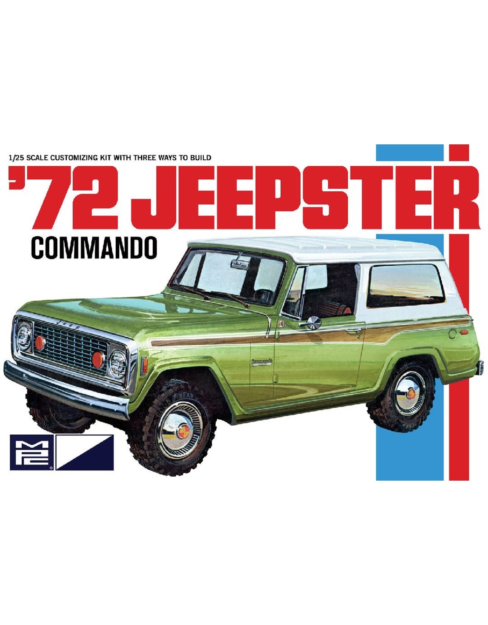 AMT 1/25 1972 Jeepster Commando Model Kit