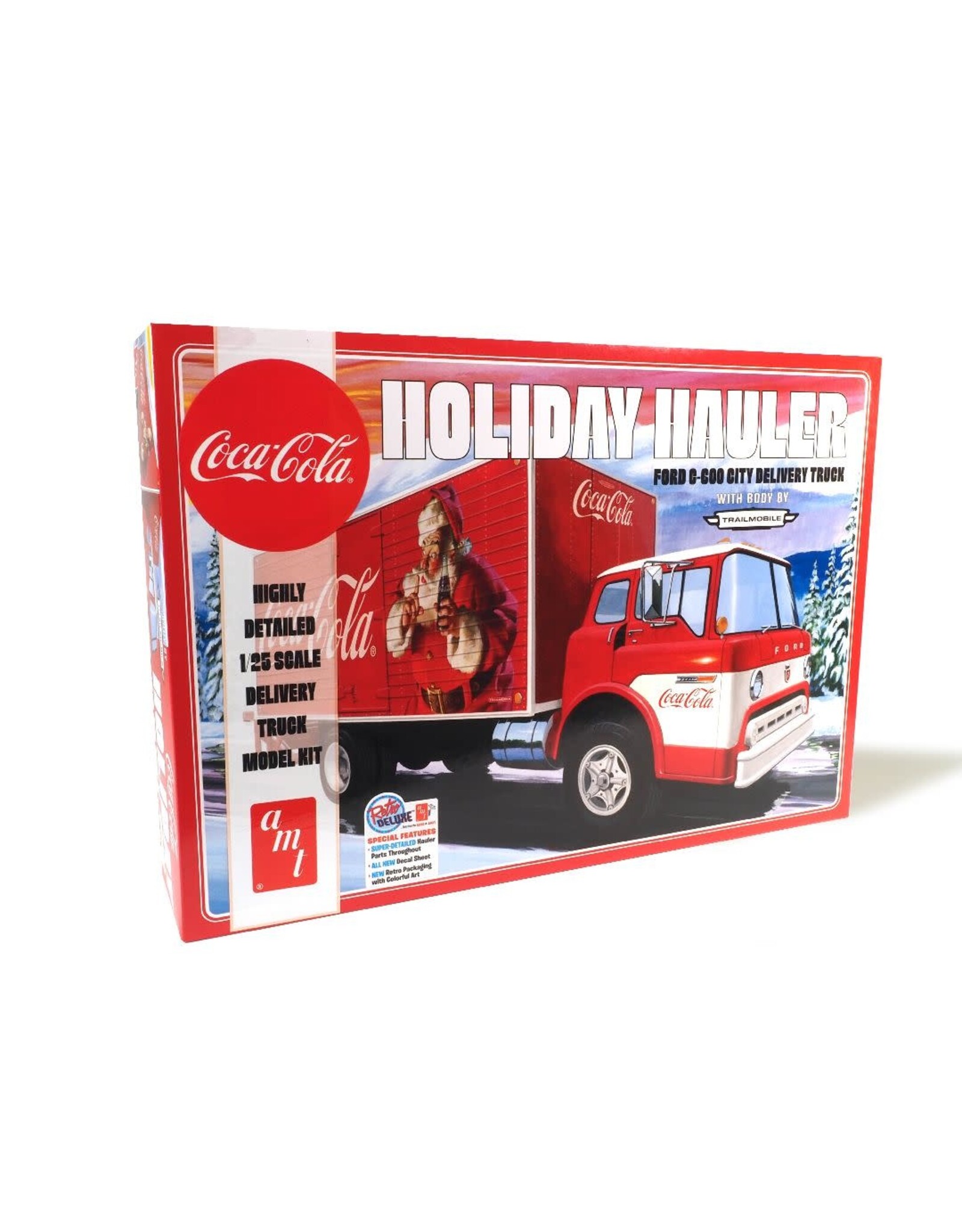 AMT 1/25 Ford C-600 City Holiday Delivery Truck Coca-Cola