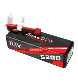 Gens Ace 11.1V 5300mAh 3S 60C Lipo: Deans