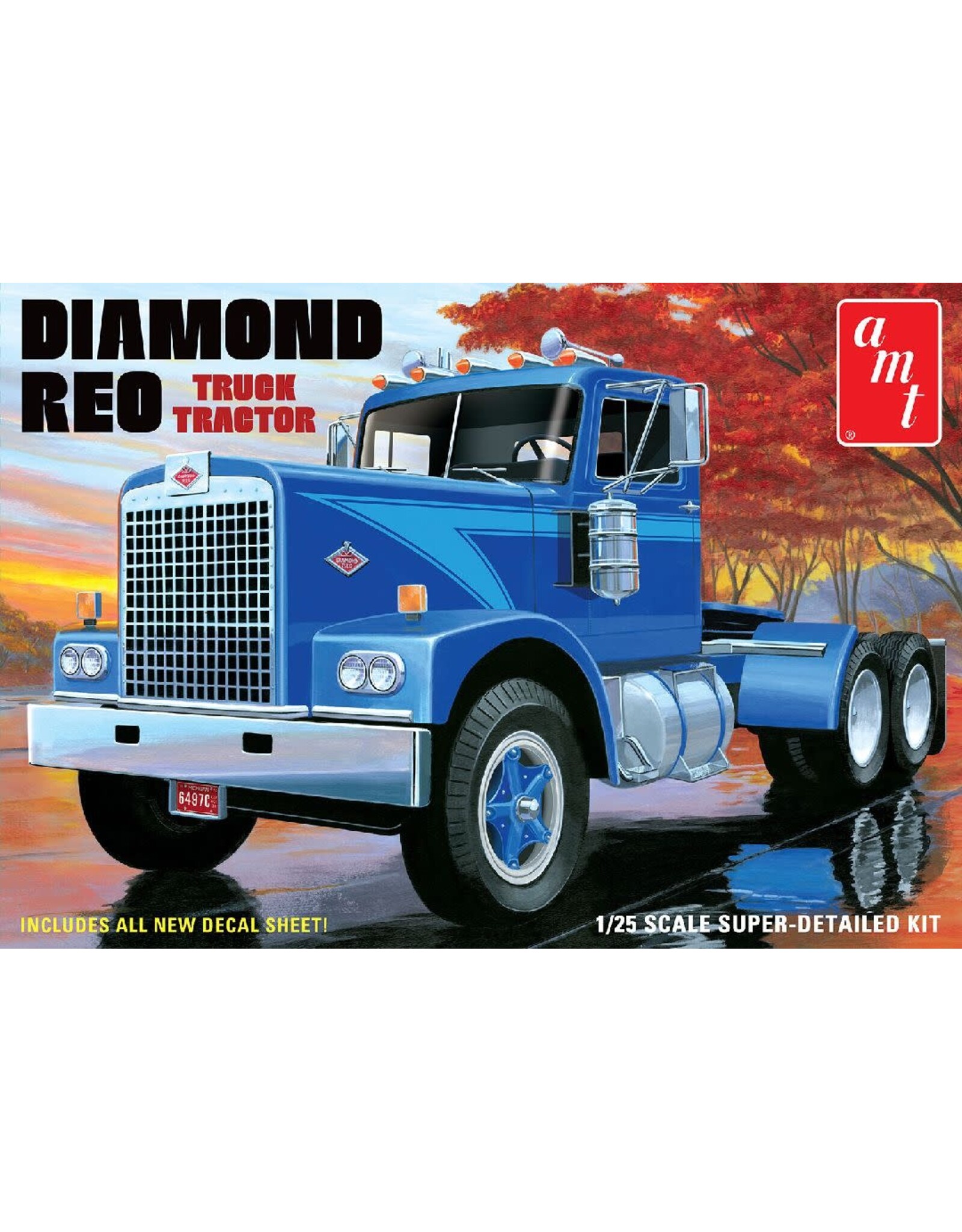 AMT 1/25 Diamond Reo Truck Tractor Model Kit (LeveL 2)