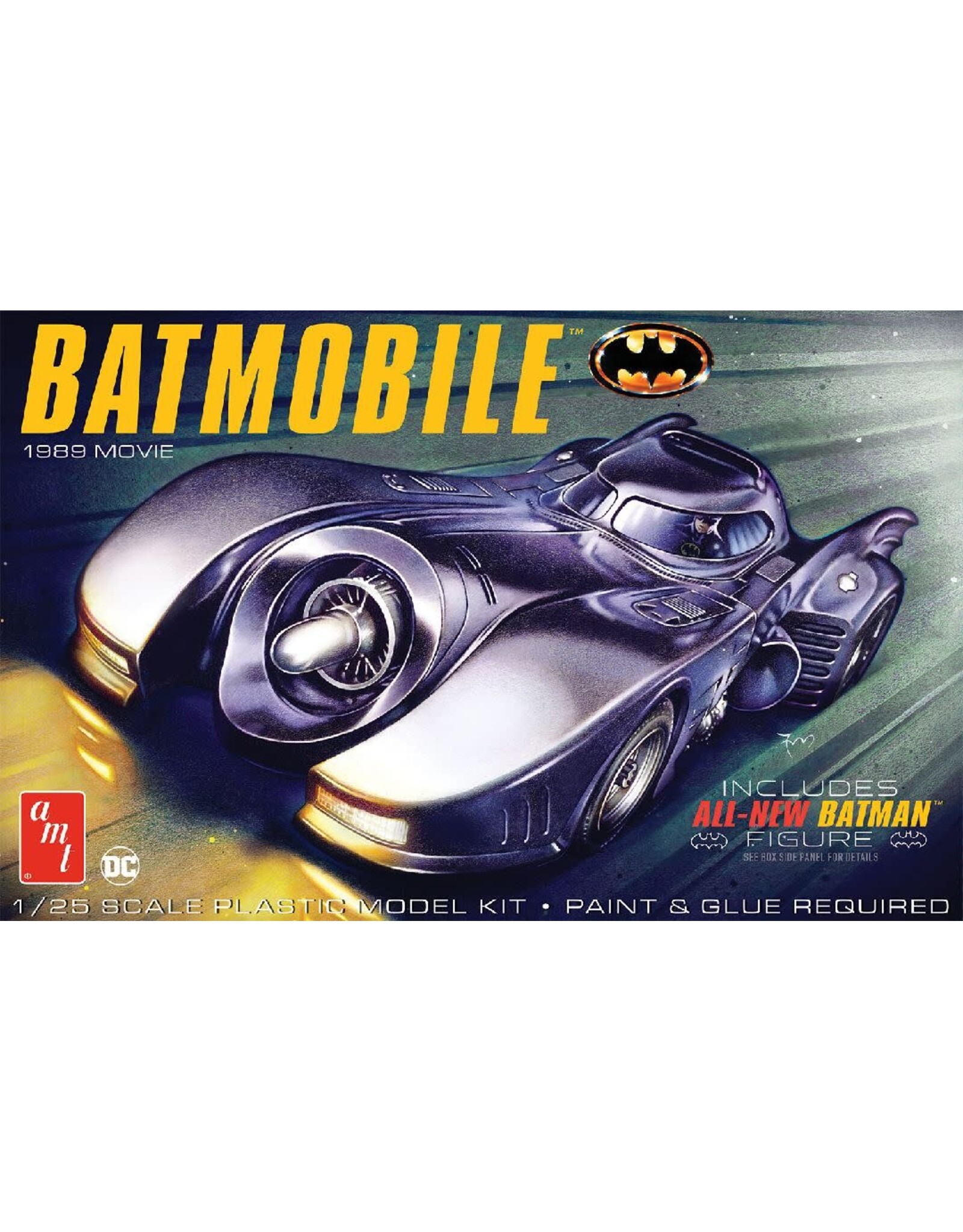 AMT 1/25 1989 Batmobile w/Seated Batman Figure (Level 2)