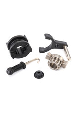 Traxxas Drive hub, 2-speed/ shift dog/ shift fork/ shaft seal