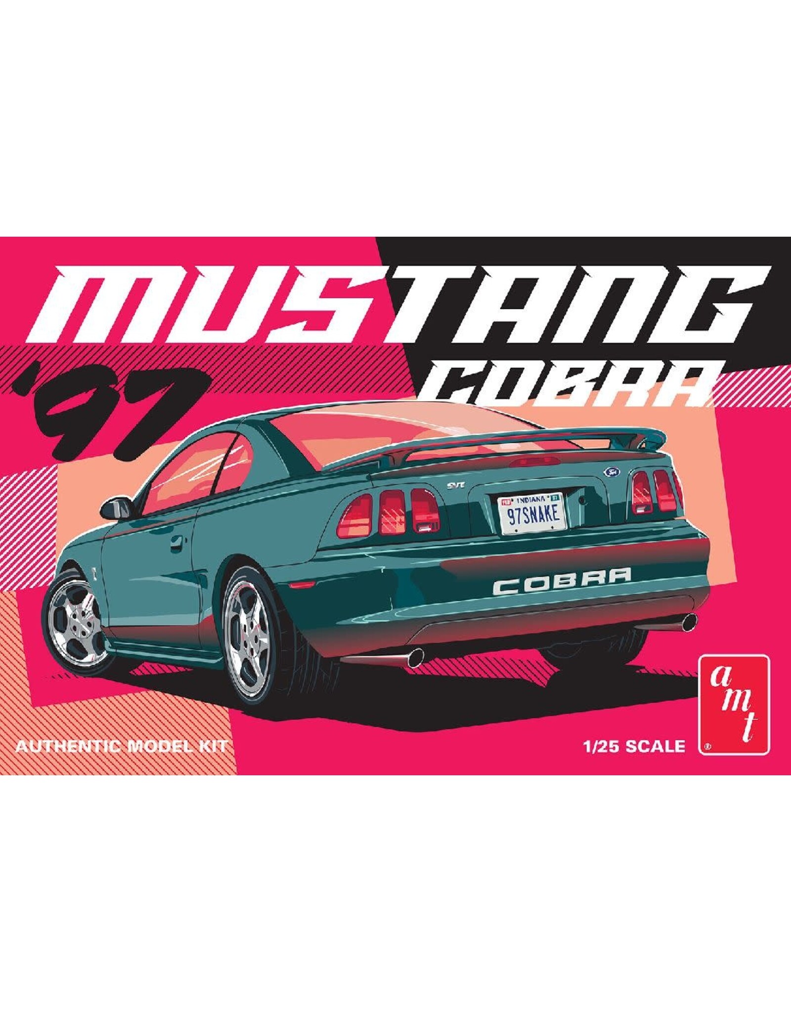 AMT 1/25 1997 Ford Mustang Cobra Model Kit (Level 2)