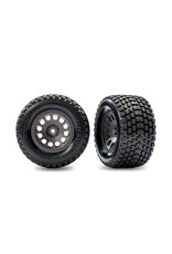 Traxxas Tires & wheels Mini XRT, Gray on Gravix tire, rear (2)