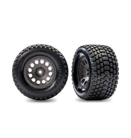 Traxxas Tires & wheels Mini XRT, Gray on Gravix tire, rear (2)