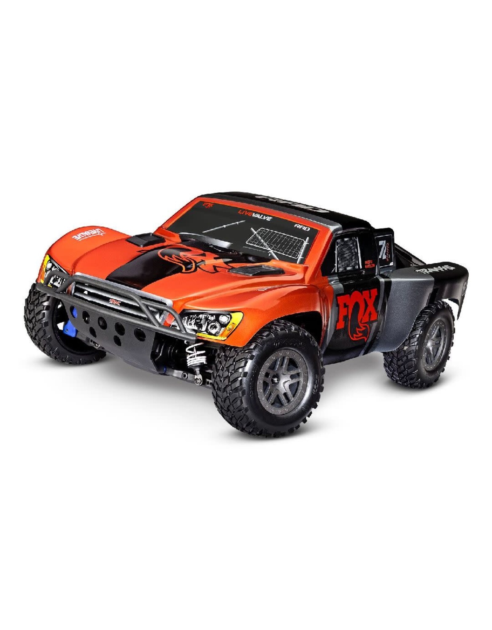 Traxxas 1/10 Slash BL-2S 4x4 RTR - Fox w/ Charger & Battery