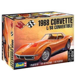 Revell Monogram 1/25 68' Corvette L-88 Roadster 2-In-1 Model Kit